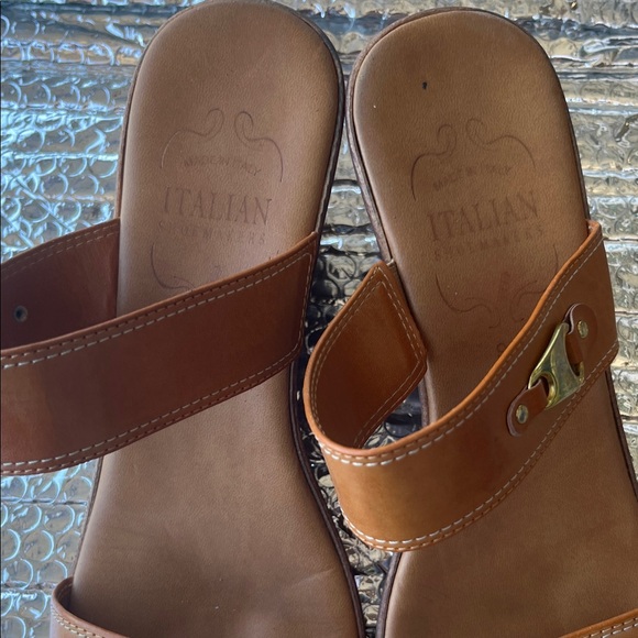 Italian Shoemakers Brown Heeled Sandals - Picture 3 of 11